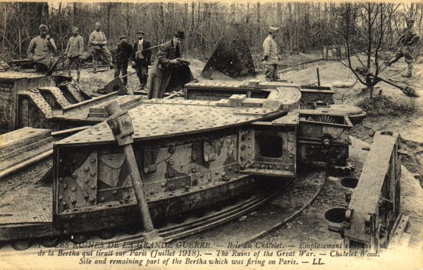 Emplacement de la Bertha